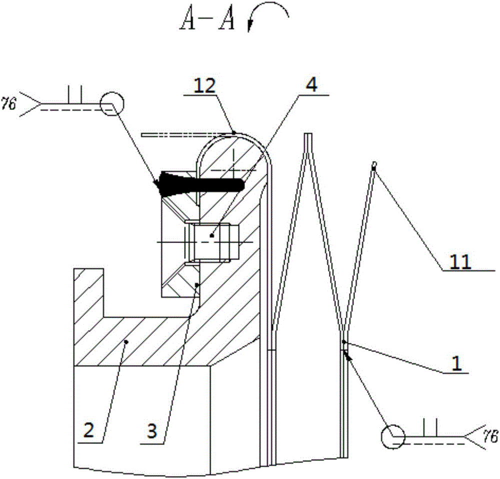 Metal bellows welding structure with long fatigue life