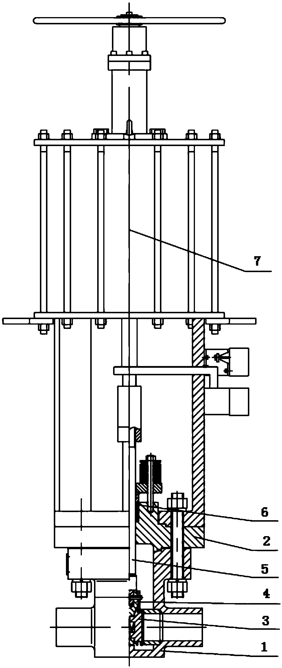 Nuclear-grade pneumatic gate valve