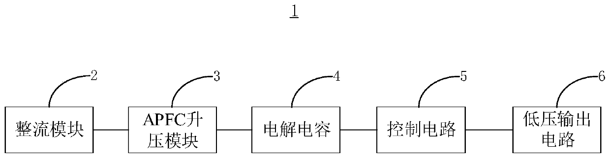 Wide-voltage power input circuit