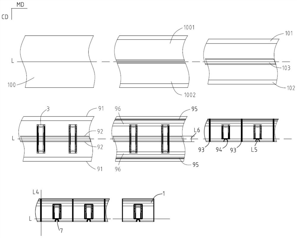 A method of manufacturing an absorbent article