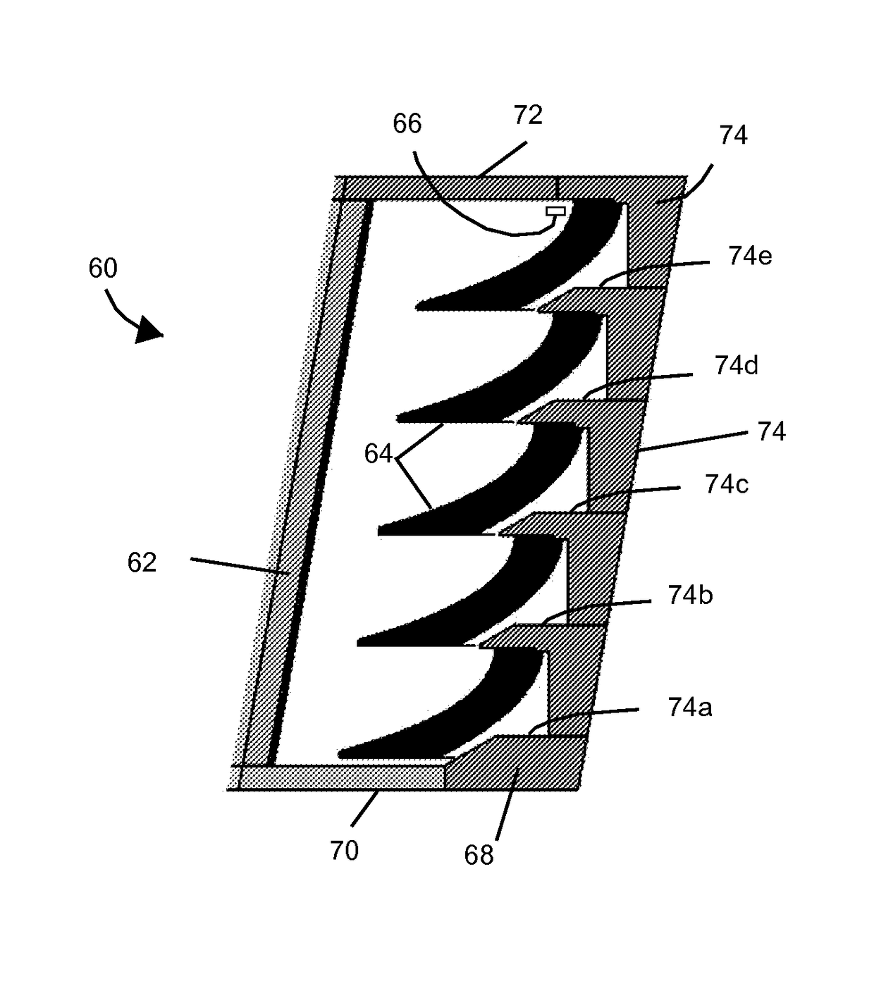 Thin aspect lighting system with cutoff