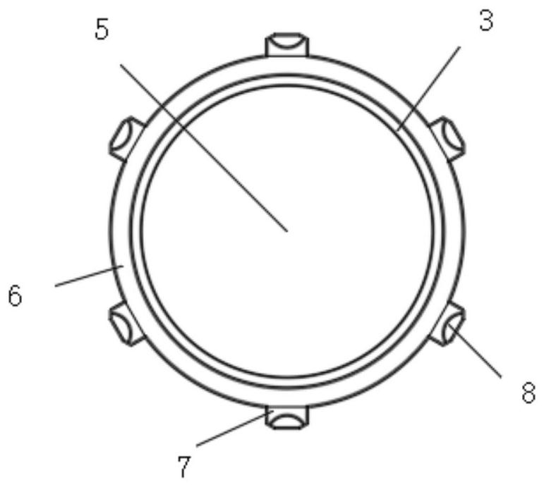 Exhaust structure of nuclear fuel processing mold