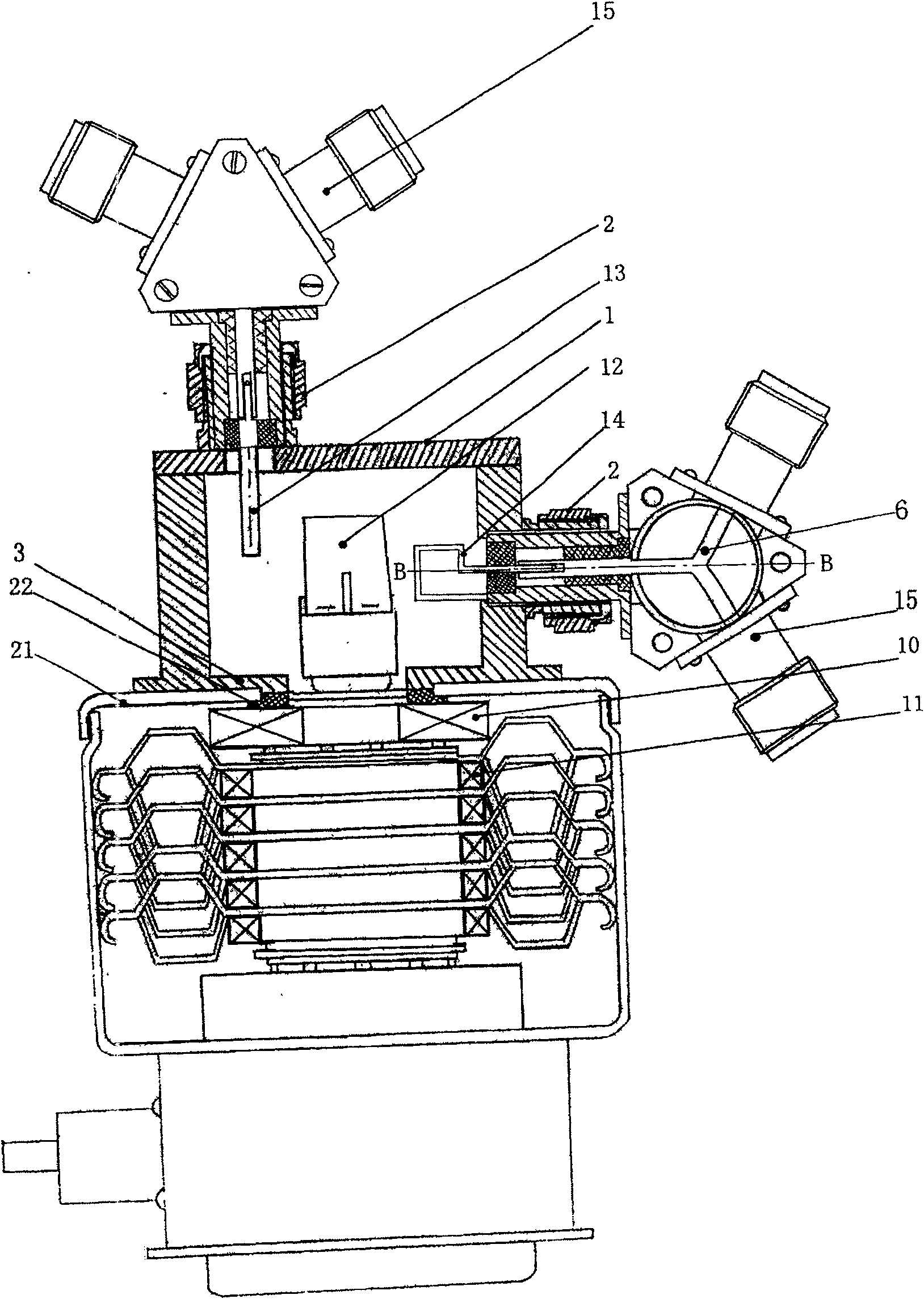 Multi output microwave source of magnetron in medical use, and microwave therapy unit