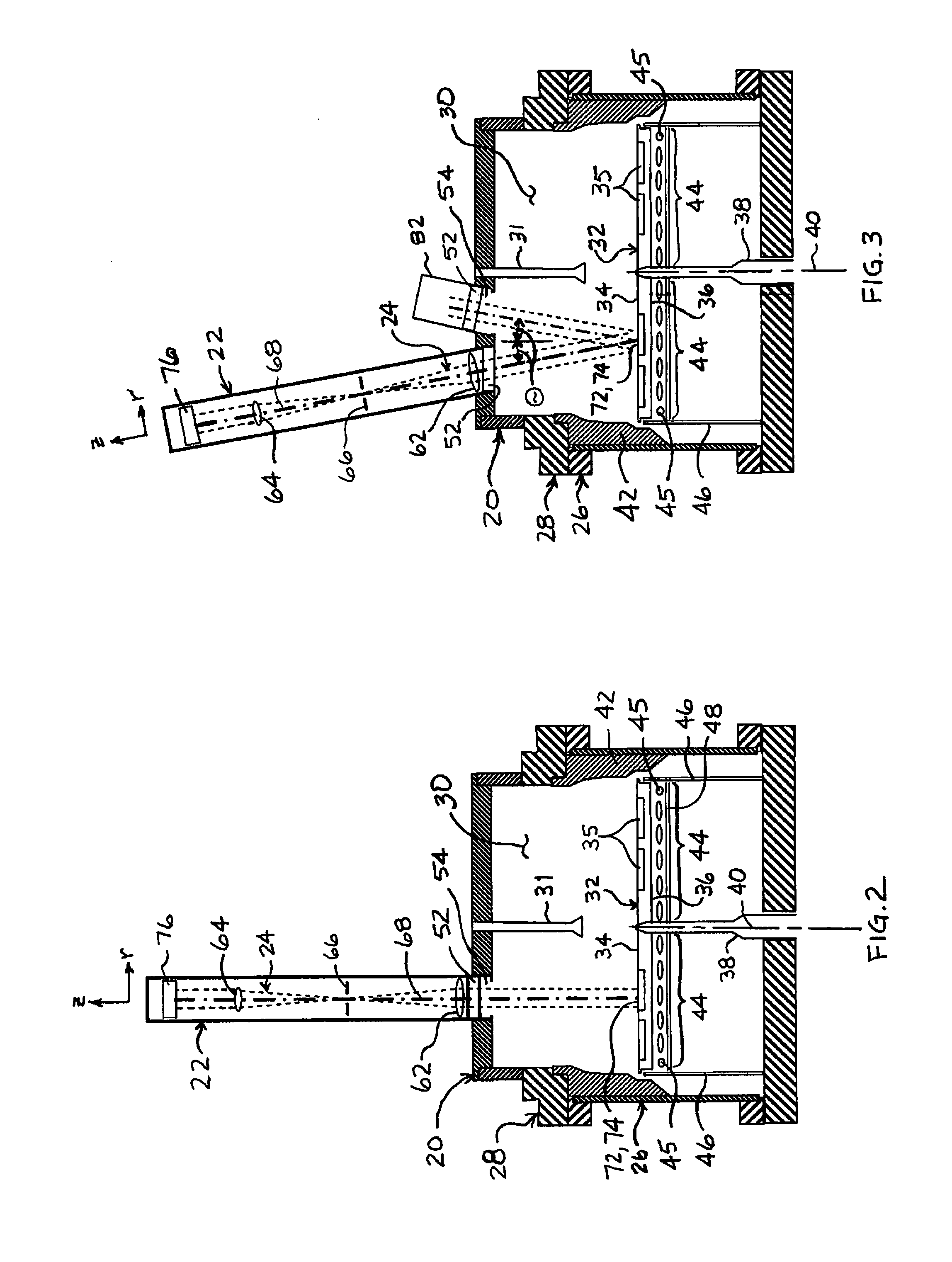 Radiation thermometer using off-focus telecentric optics