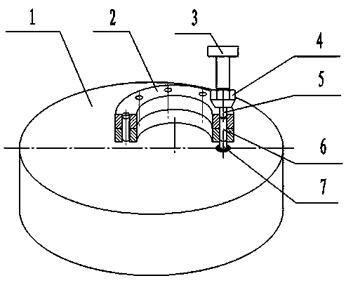 Processing method for integrally riveting separated type retainer