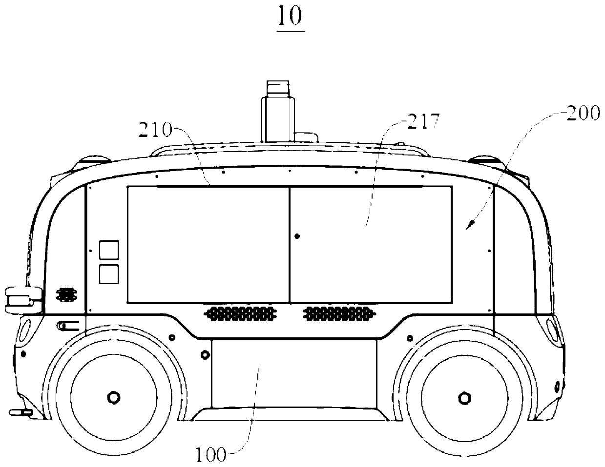 Unmanned beverage selling vehicle