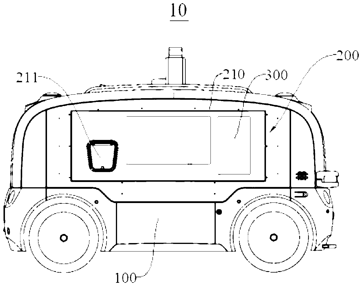 Unmanned beverage selling vehicle