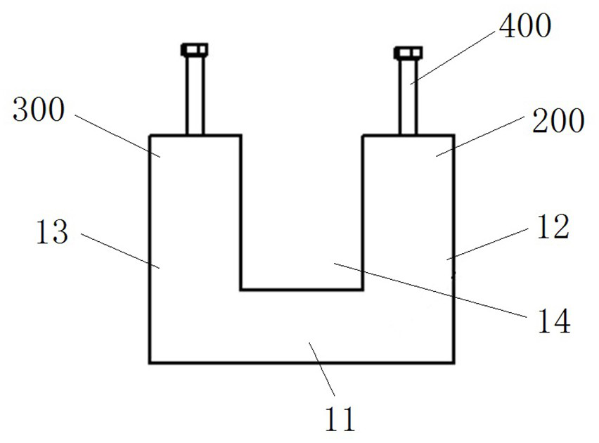 A workpiece fixture for induction brazing