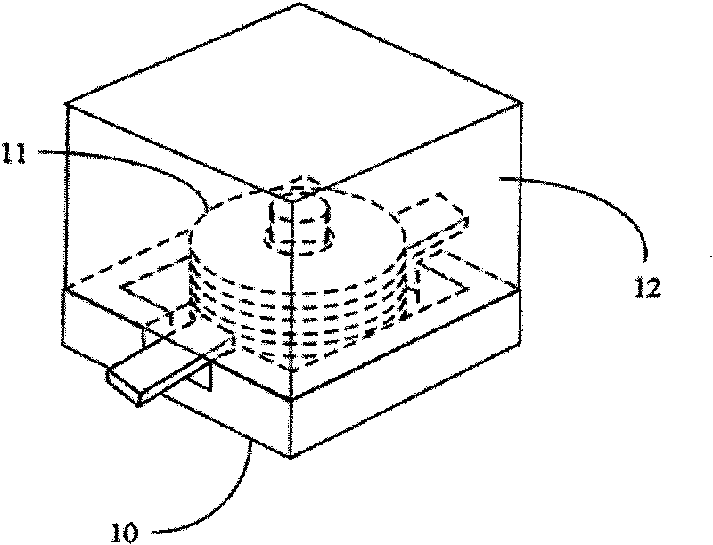 Method for manufacturing sectioned die casting inductor