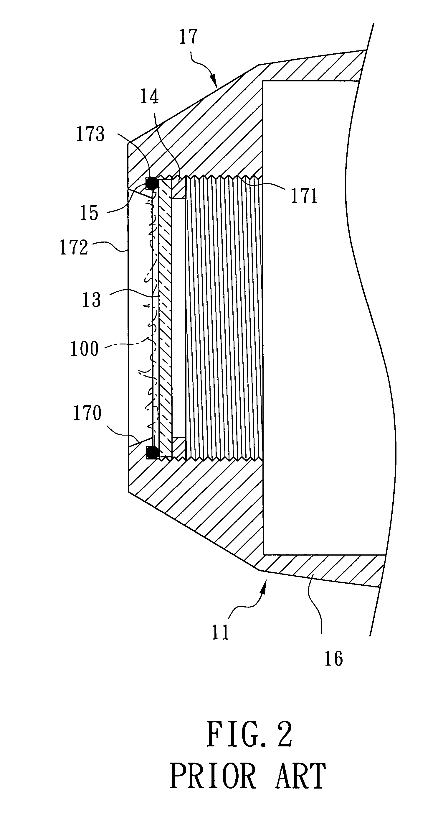 Underwater housing for a monitoring device