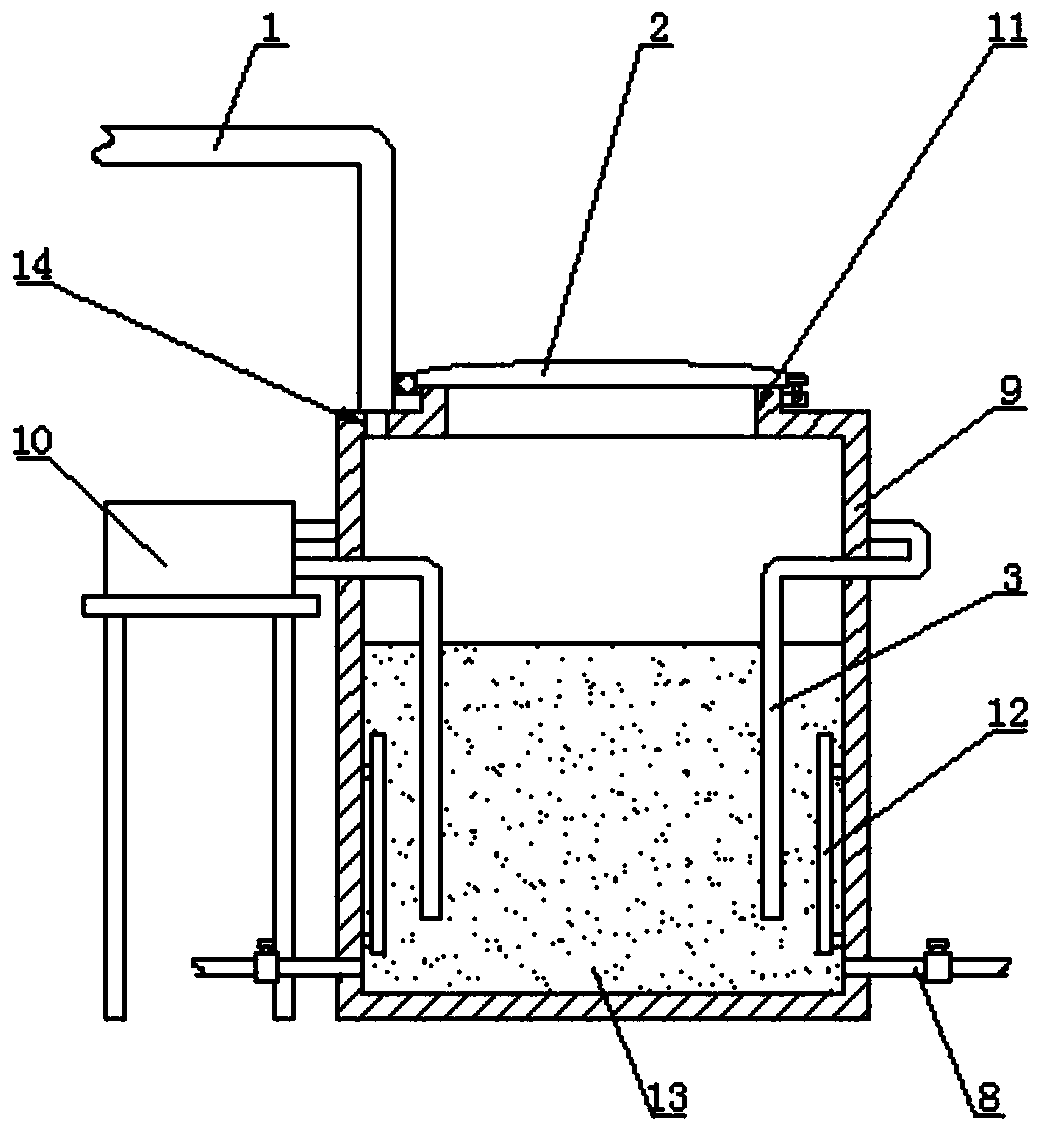 A mold surface td treatment premix production device