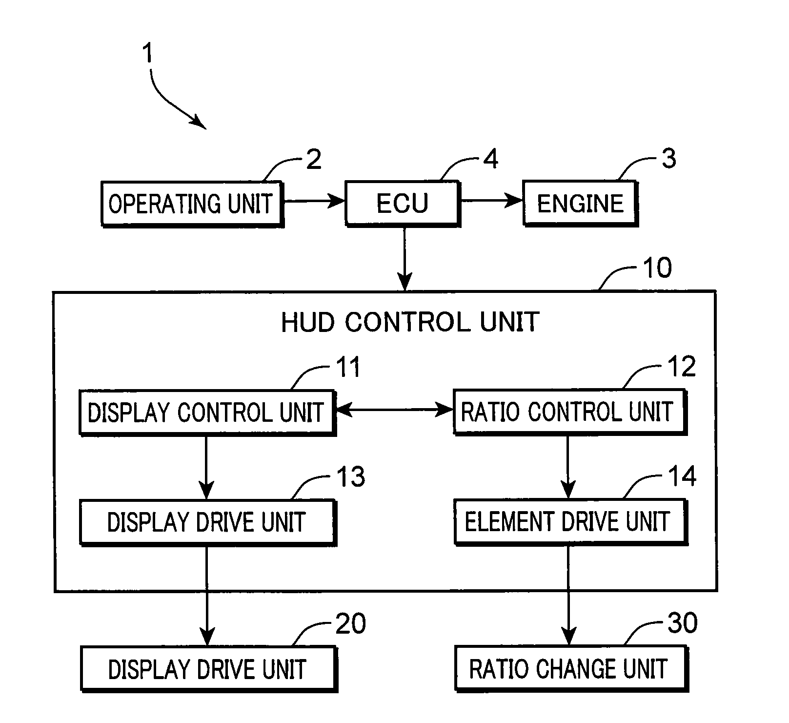 Transmissive display apparatus, mobile object and control apparatus
