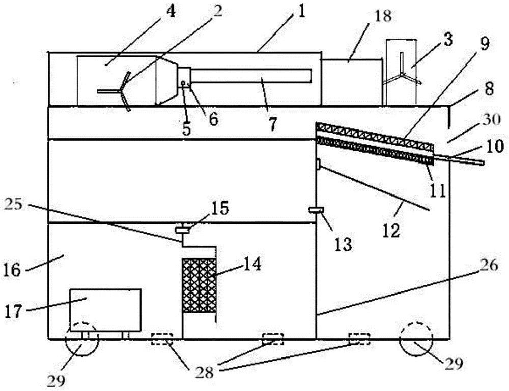 Concrete removal machine in steel pipe