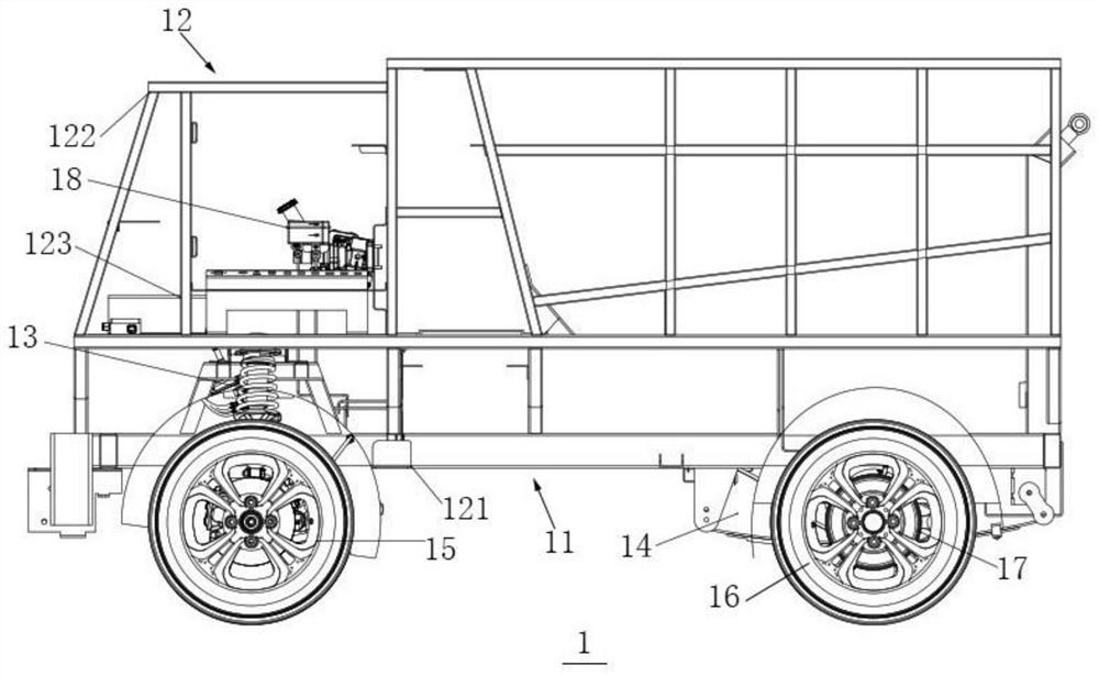 Unmanned road sweeper