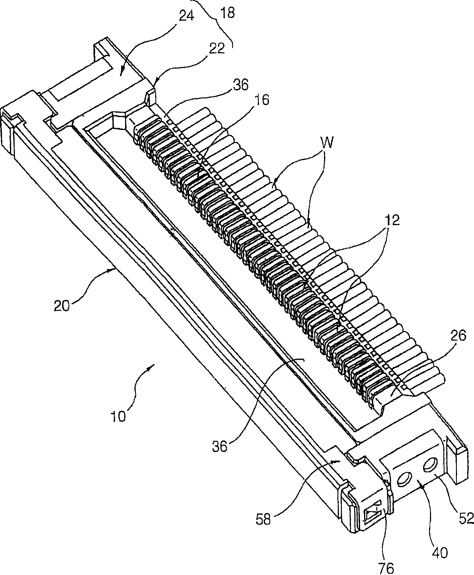 Connector and connector system