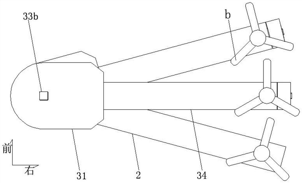 Pre-adjusting method of self-locking type unmanned aerial vehicle hinged arm