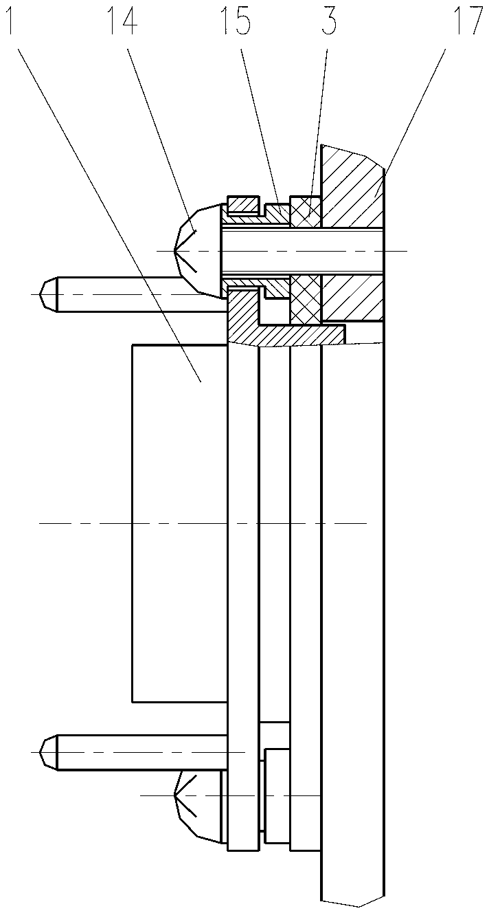 Floating rectangular electric connector