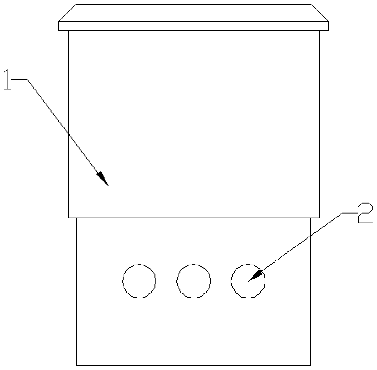 A cable branch box convenient for wiring