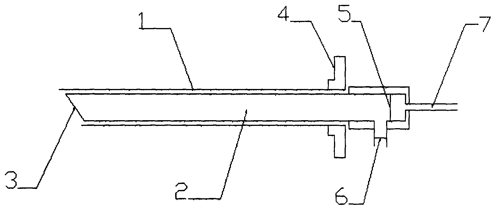 Anesthesia spinal needle with negative-pressure inner needle core