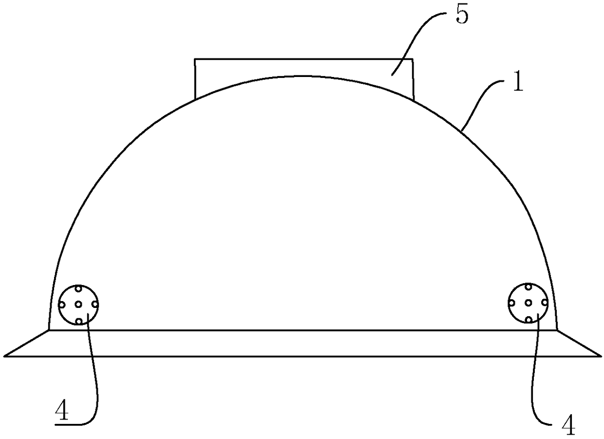 Wireless charging intelligent lighting helmet