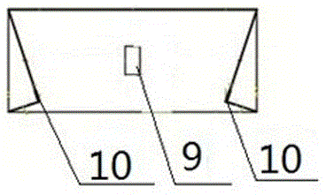 Pre-embedded shear keyway box for prefabricated exterior wall panels and its processing method