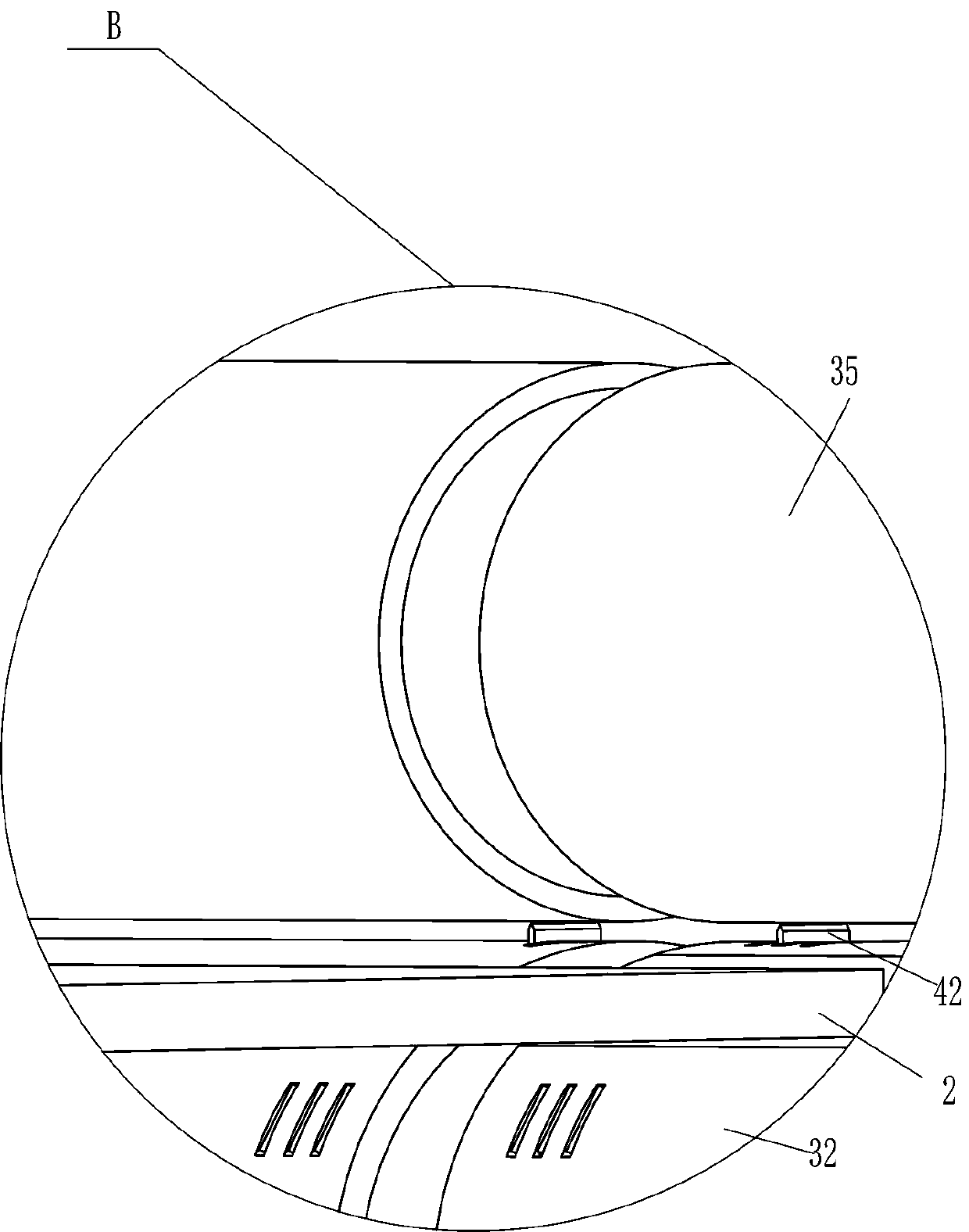 Adjustable resistance two-end pin cutting device for computer production