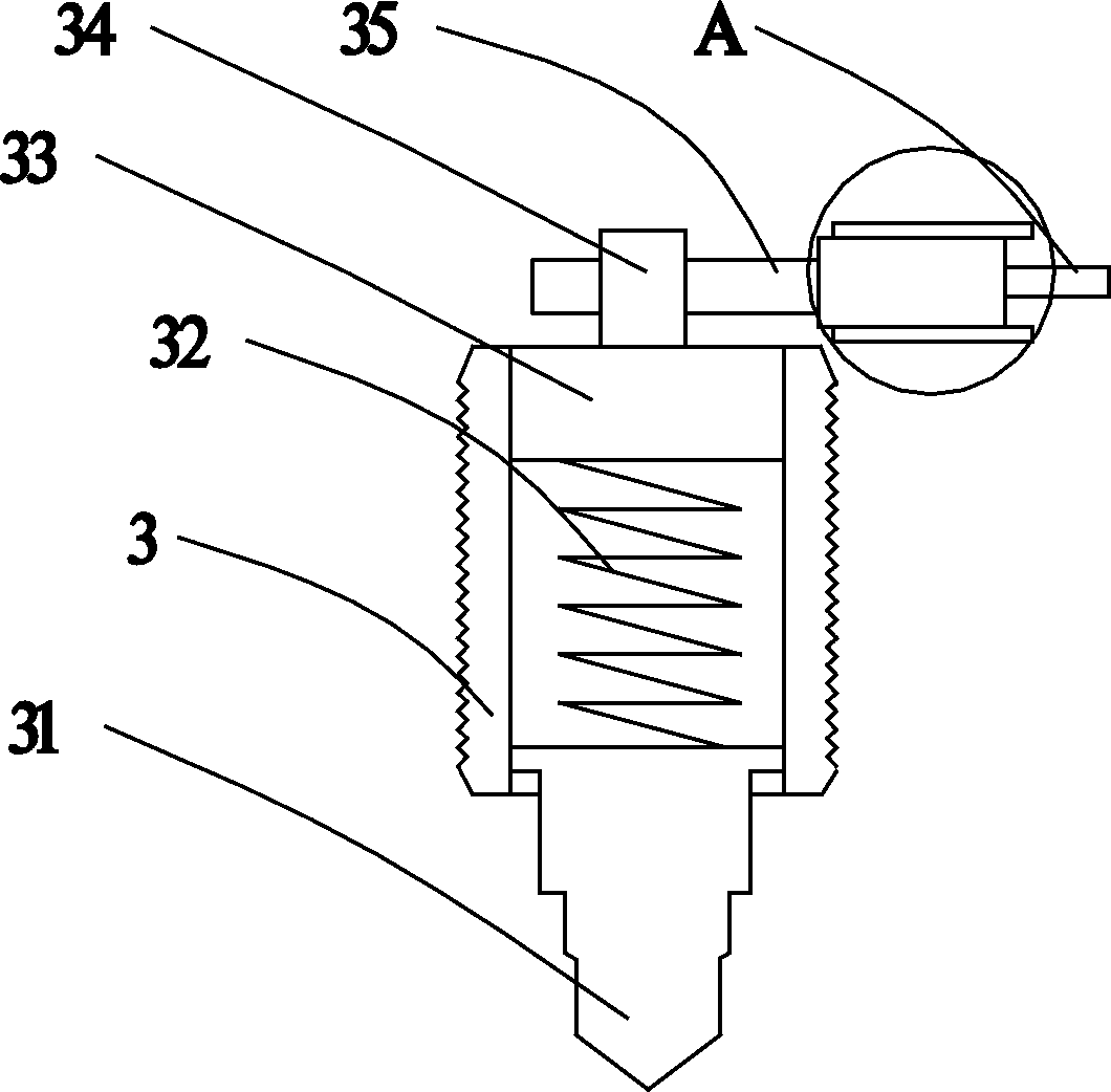 Electrostatic grounding clamp with high penetration