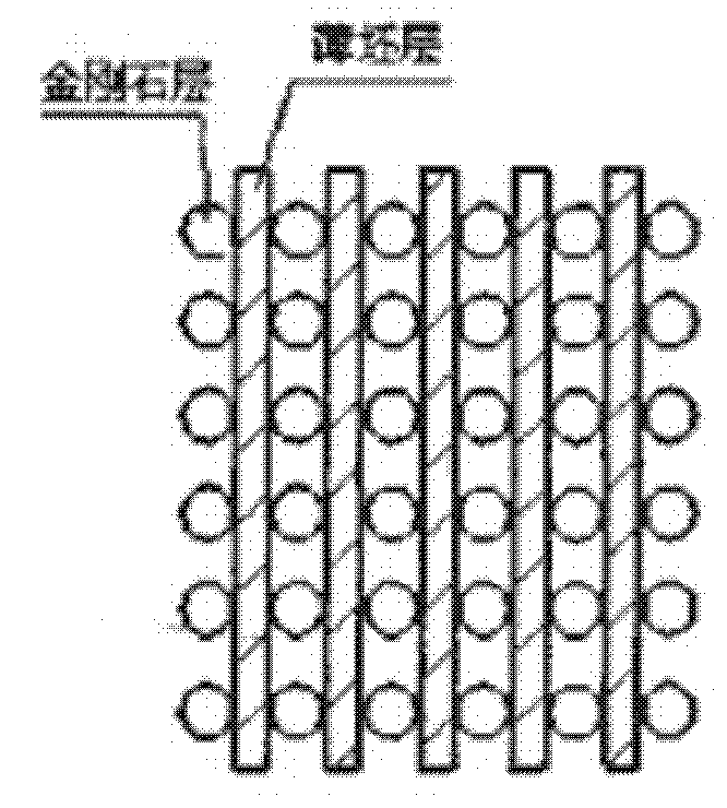Manufacture method evenly distributing and orderly arranging diamond saw blades