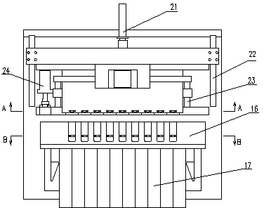 Automatic leading wire inserting device for paper tube