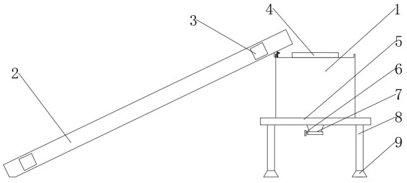 A device for collecting chicken manure