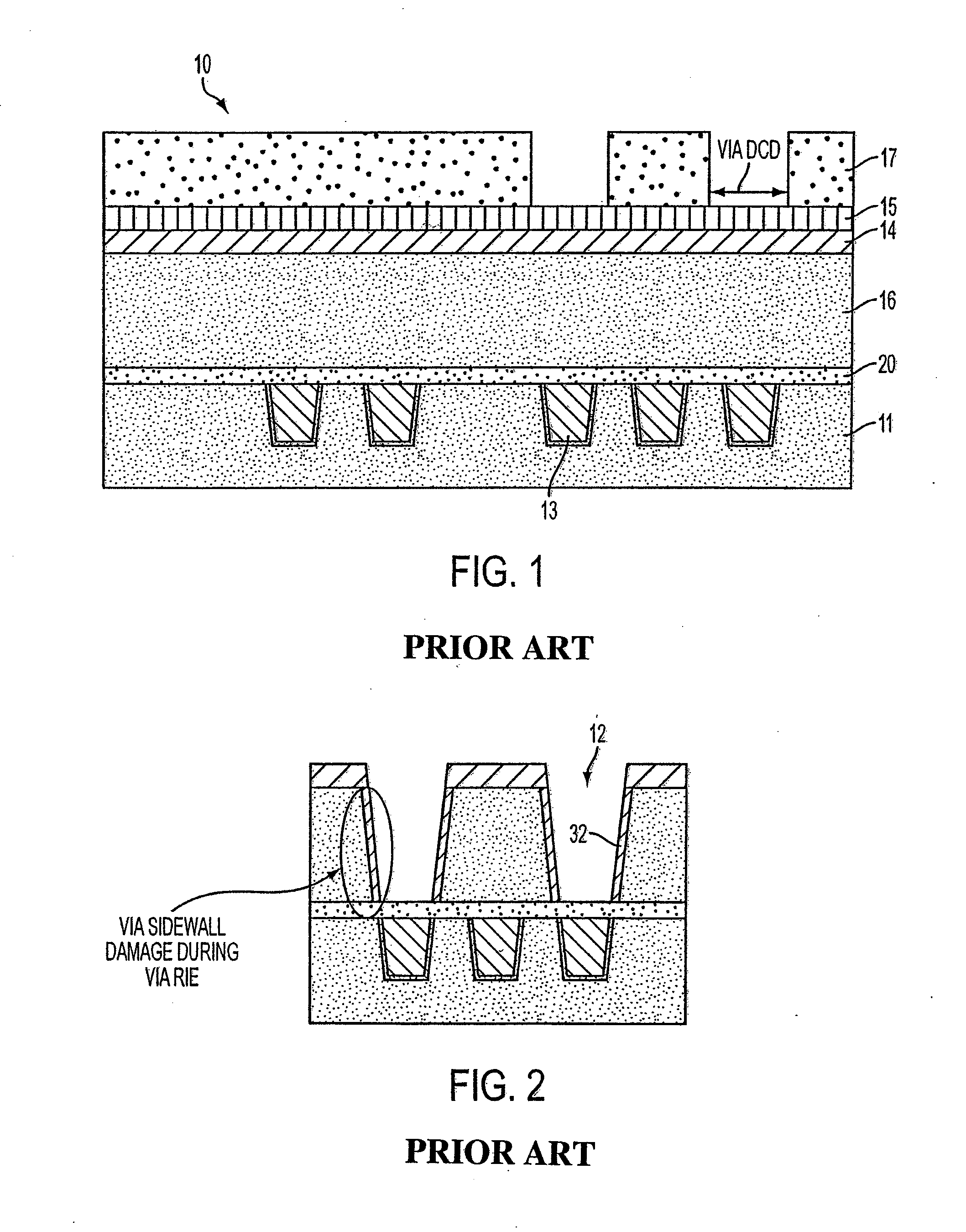 Method of minimizing via sidewall damages during dual damascene trench reactive ion etching in a via first scheme