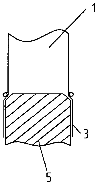 Connection mechanism between tubes and tube bases of a heat exchanger and method for producing the connection mechanism