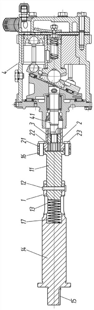 Transmission shaft device for automobile air-conditioning compressor suction performance testing equipment