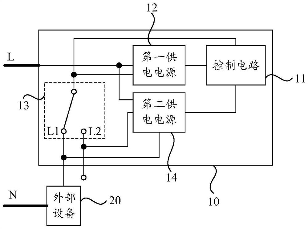 Intelligent switch and double-control switch