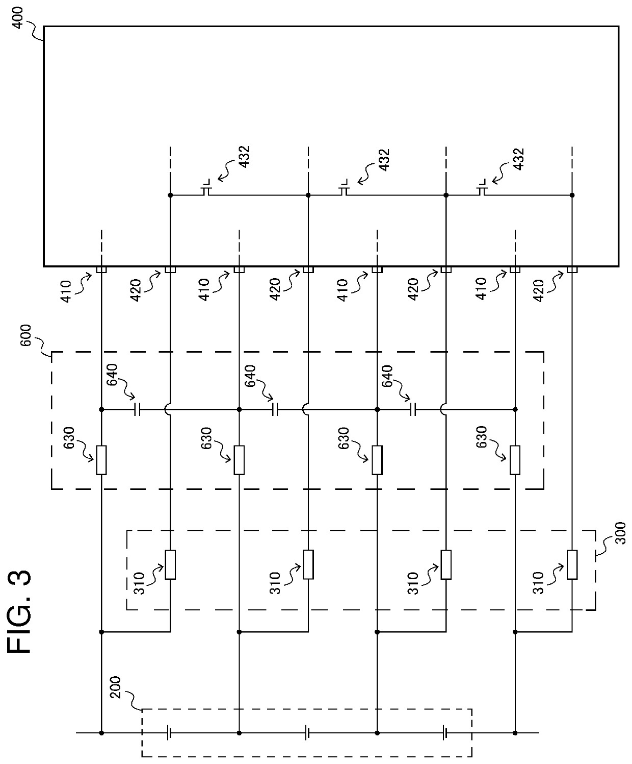 Integrated circuit with built-in status monitoring unit and power supply device provided with said integrated circuit