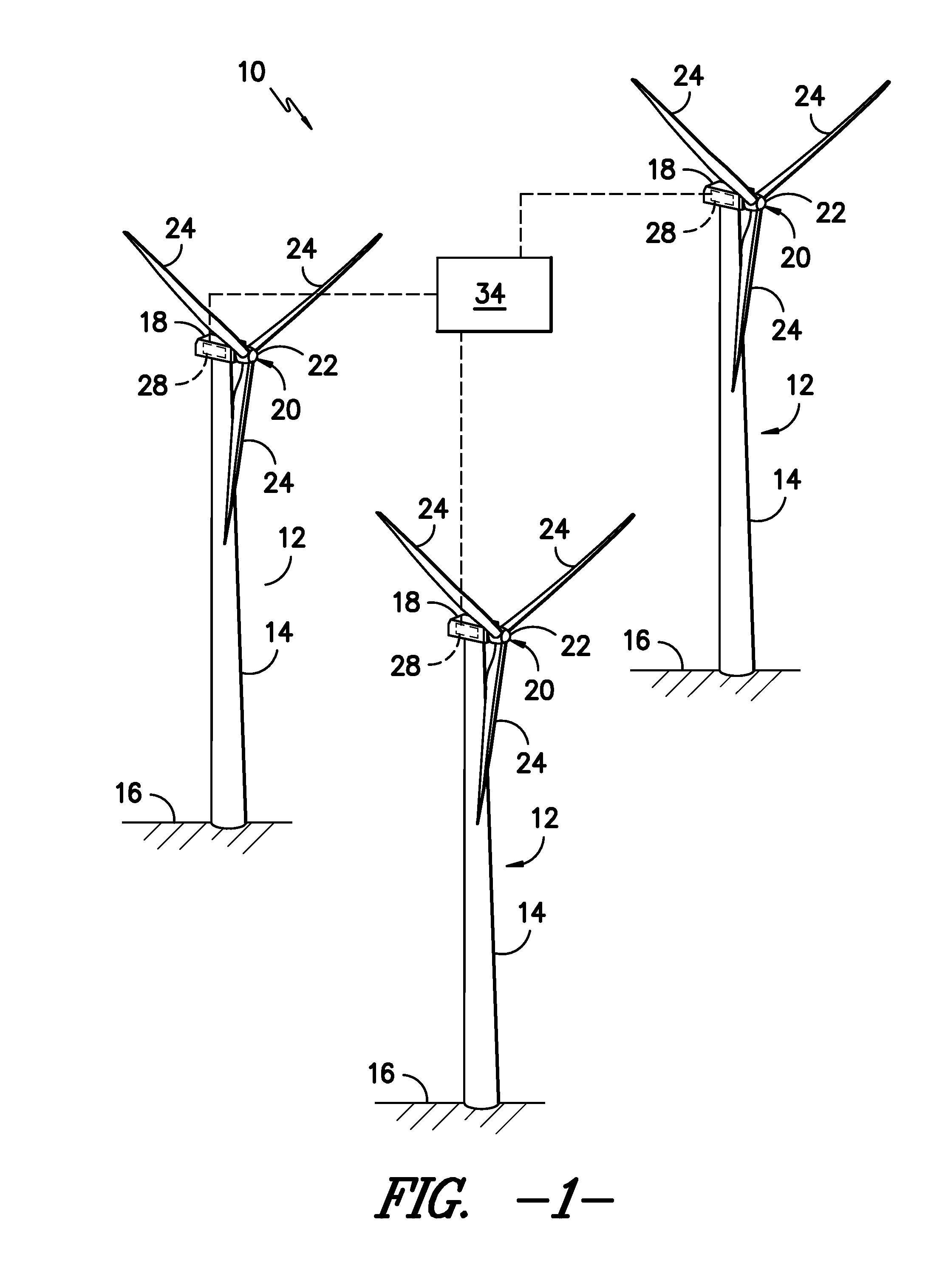 System and methods for controlling the amplitude modulation of noise generated by wind turbines