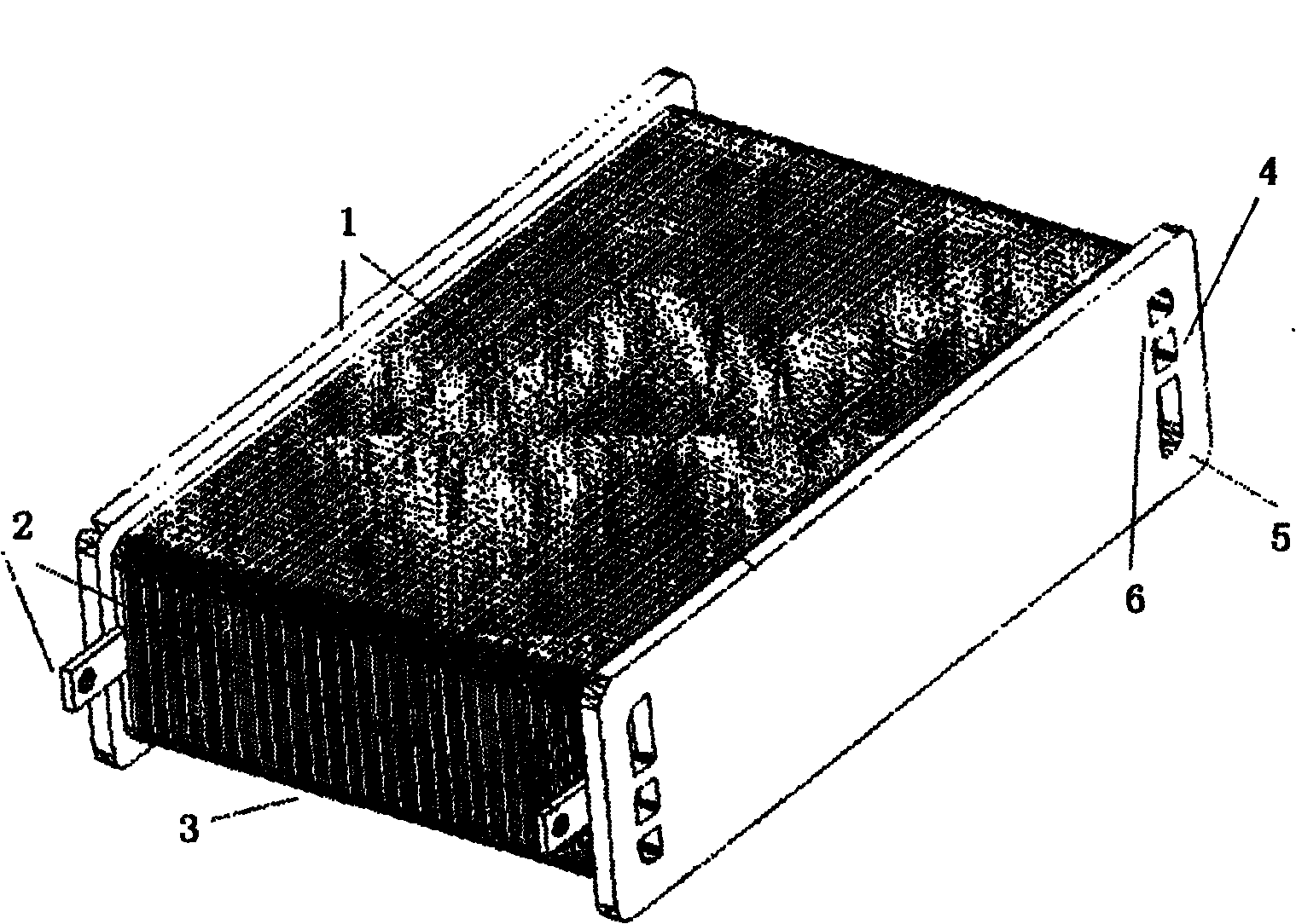 Wind-radiating vehicular fuel cell