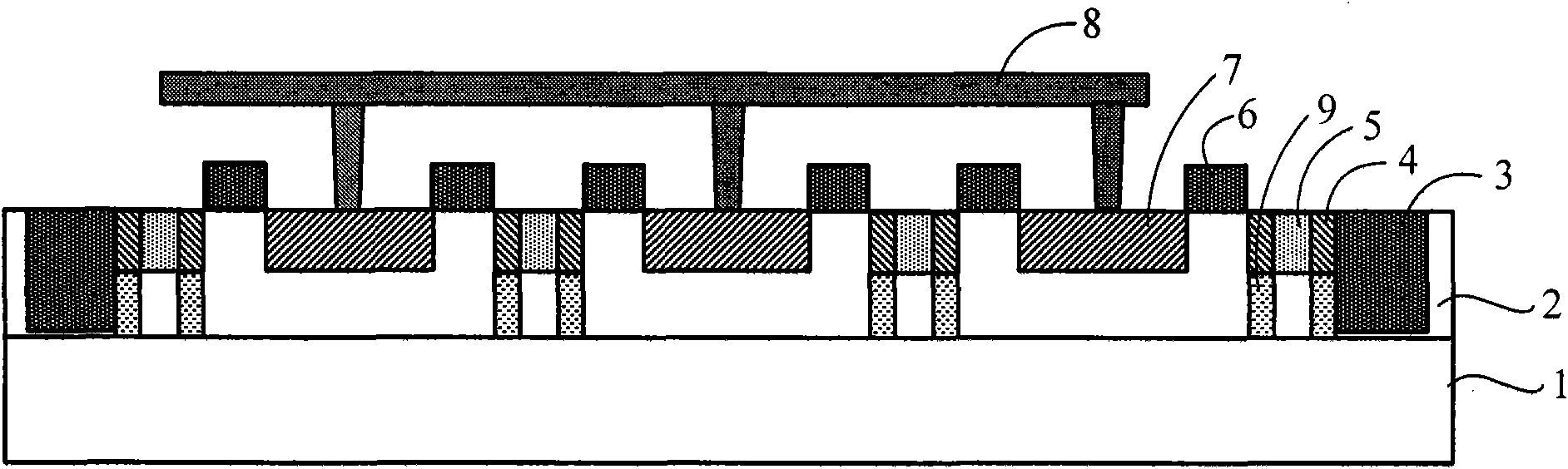 GGNMOS device used in ESD protective circuit