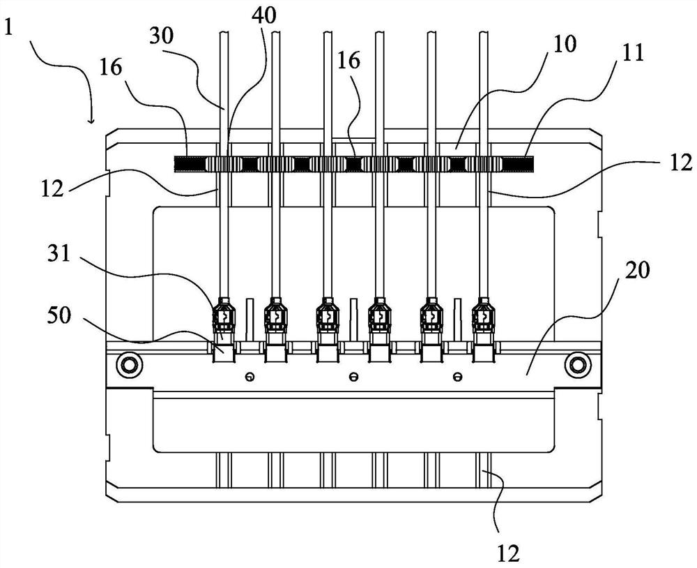 Special carrier for data line single-head processing and special carrier for data line double-head processing