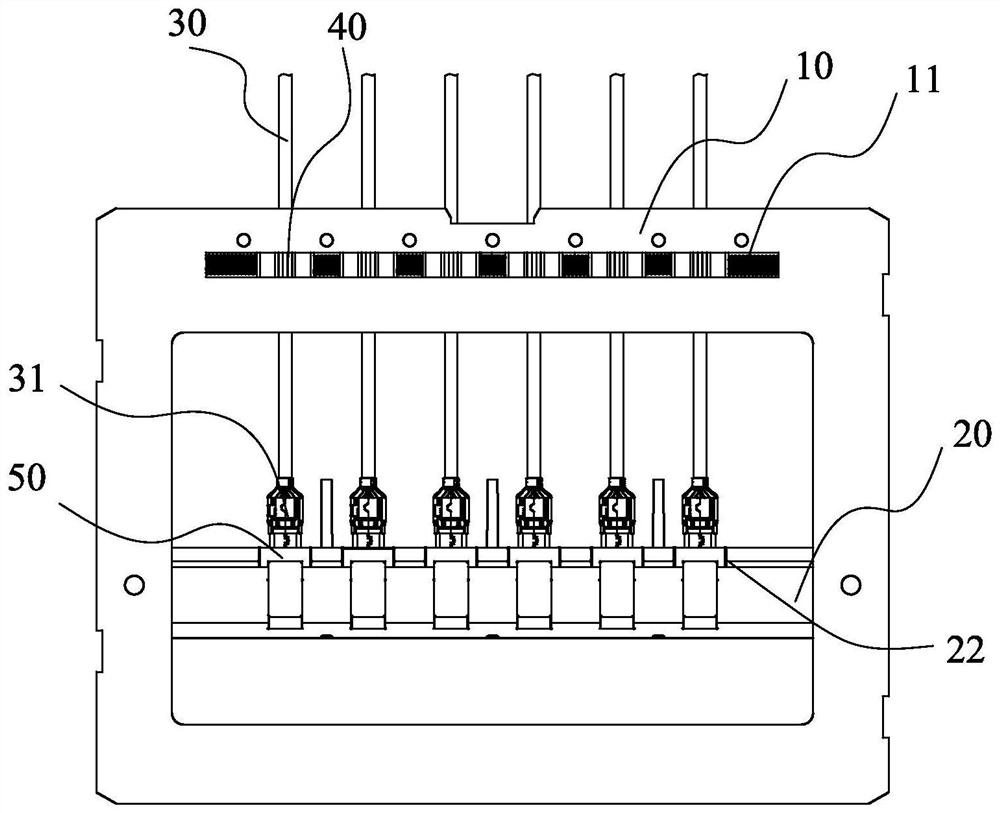 Special carrier for data line single-head processing and special carrier for data line double-head processing