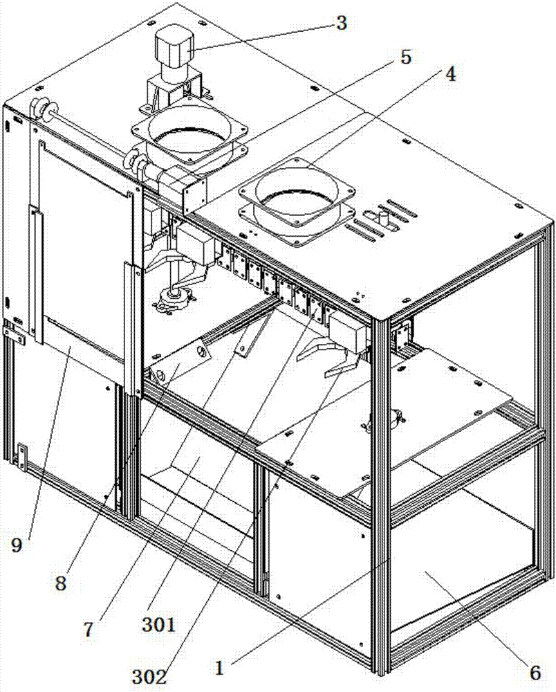 An intelligent storage machine for fully automatic umbrellas