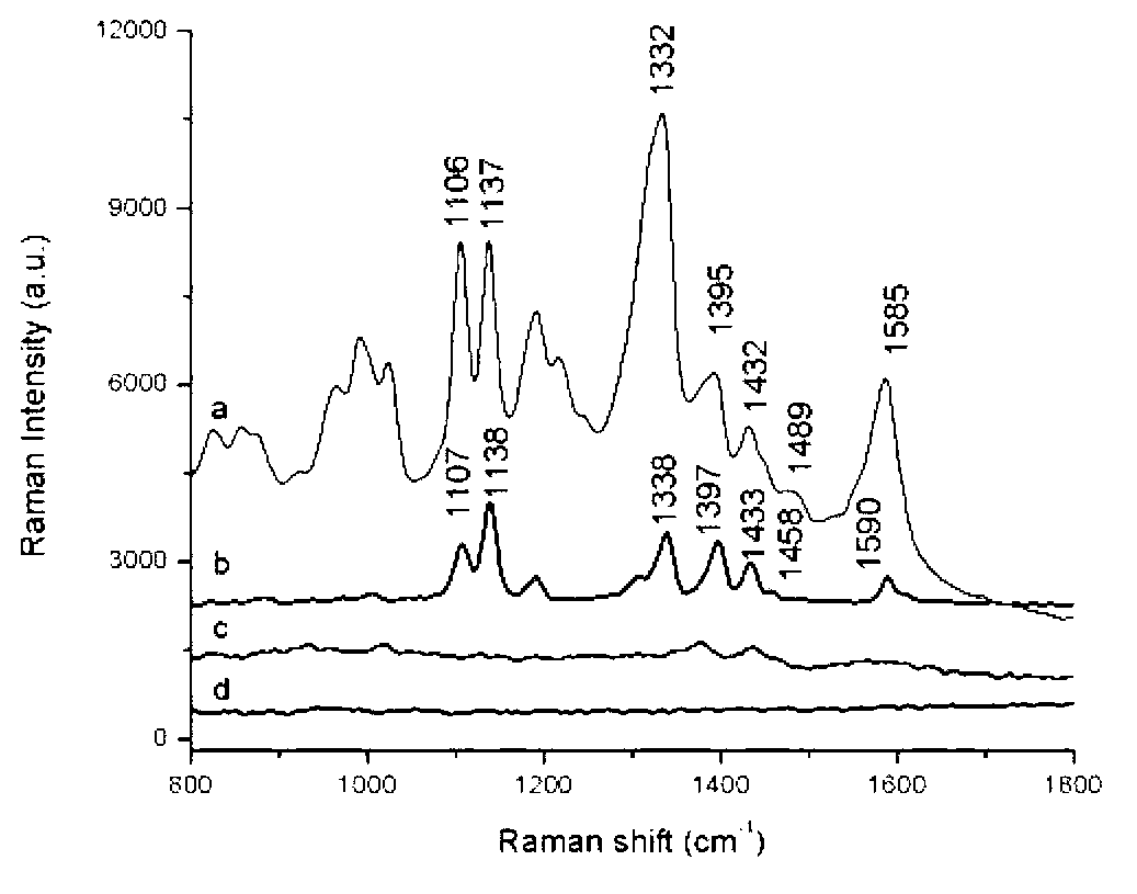 Method for rapidly detecting nitrite by using surface enhanced Raman spectrum and application thereof