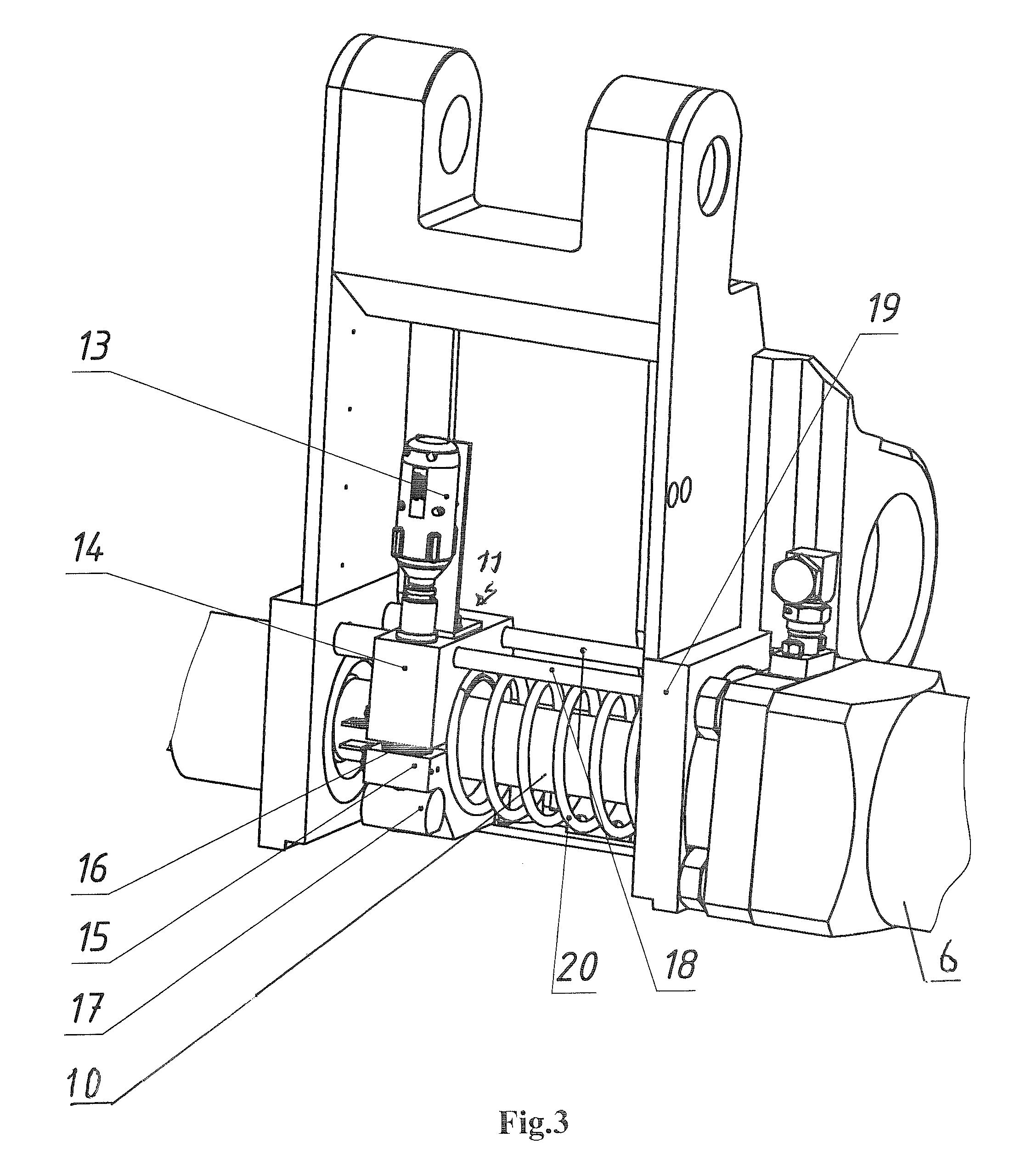 Machine for flash-butt welding of rails