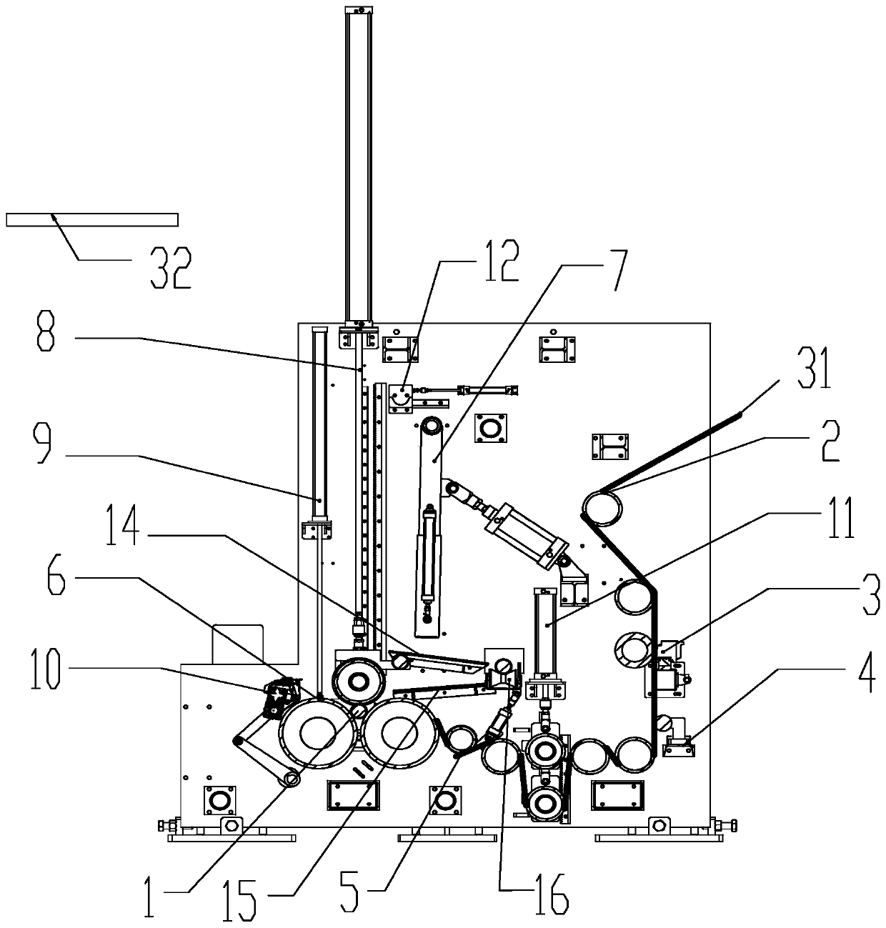 Air expansion shaft transferring mechanism, air expansion shaft circulating mechanism and full-automatic winding machine