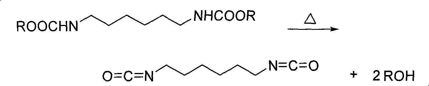 Method for continuous preparation of 1,6-hexamethylene diisocyanate