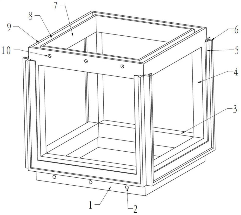 Add-on elevator with modular structure and its manufacturing equipment and manufacturing process