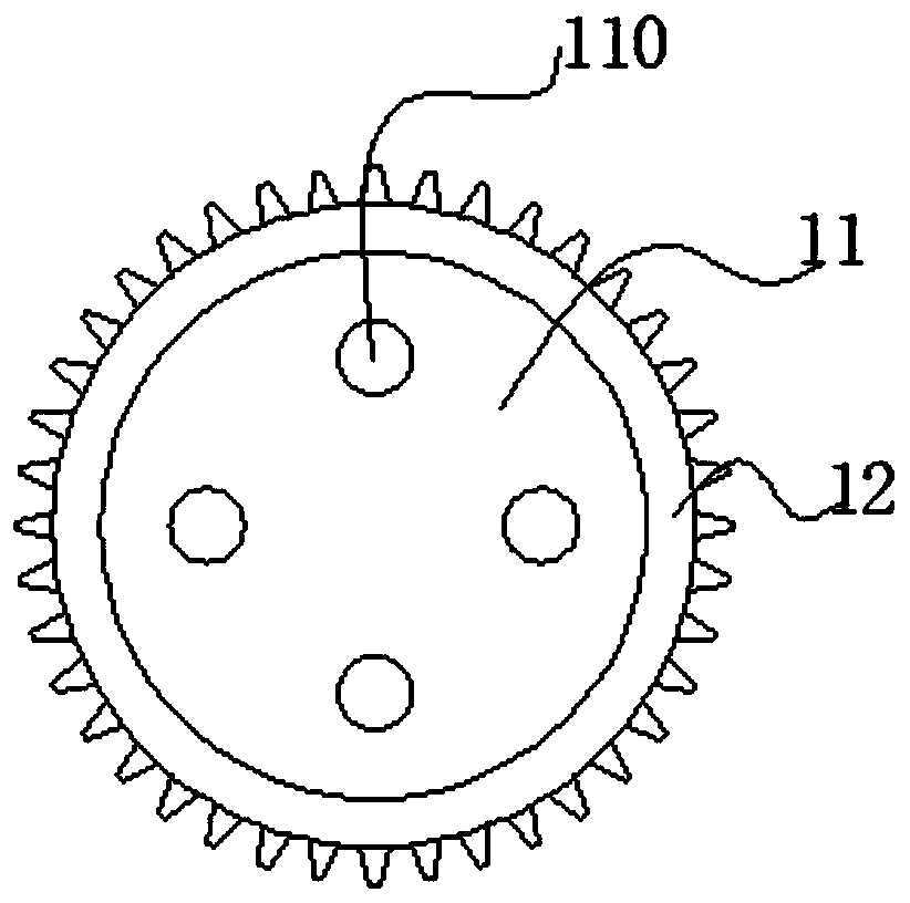 Intermittent blanking type powder making device for western medicine tablets