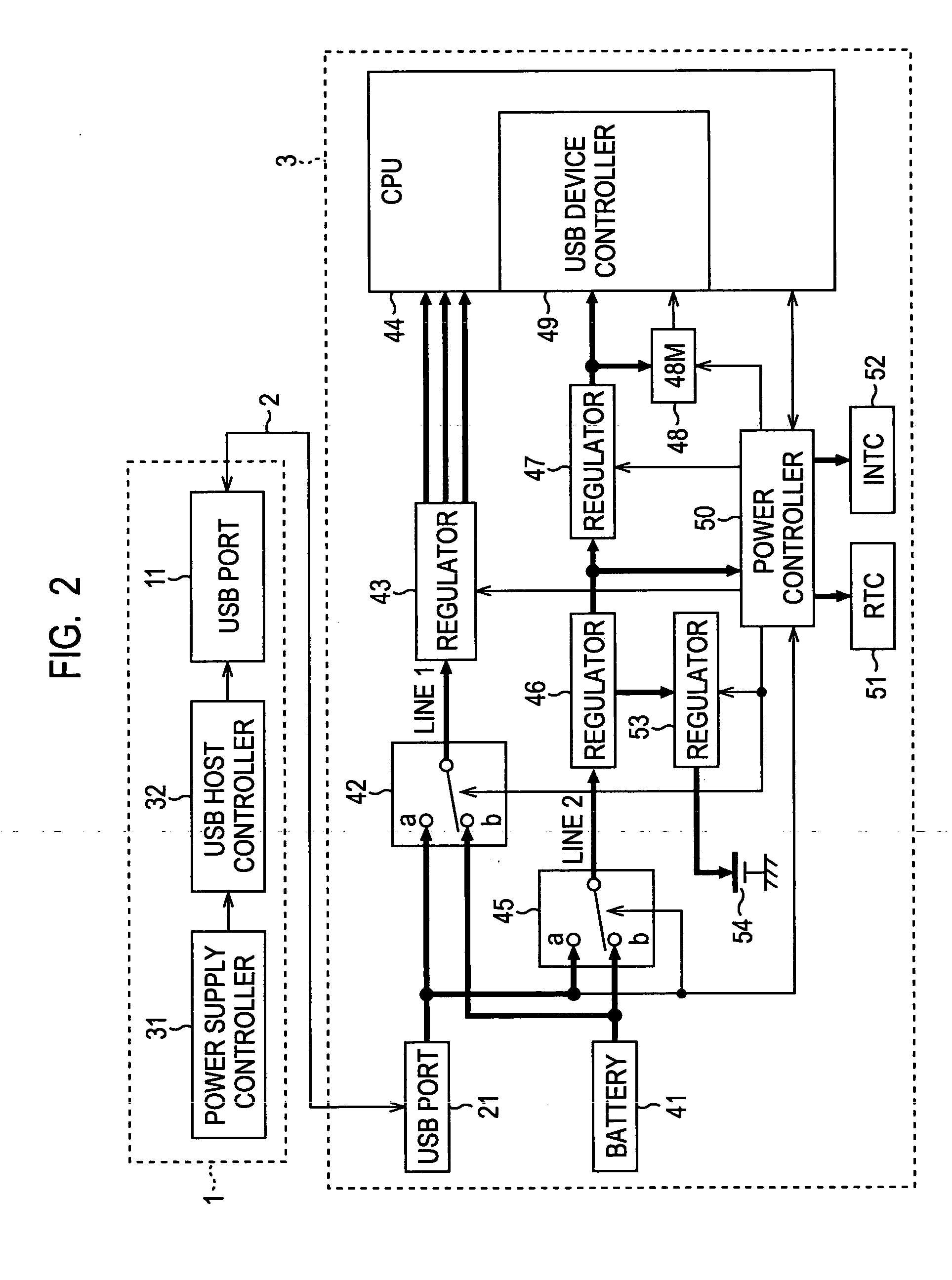 Electronic device and power supply control method