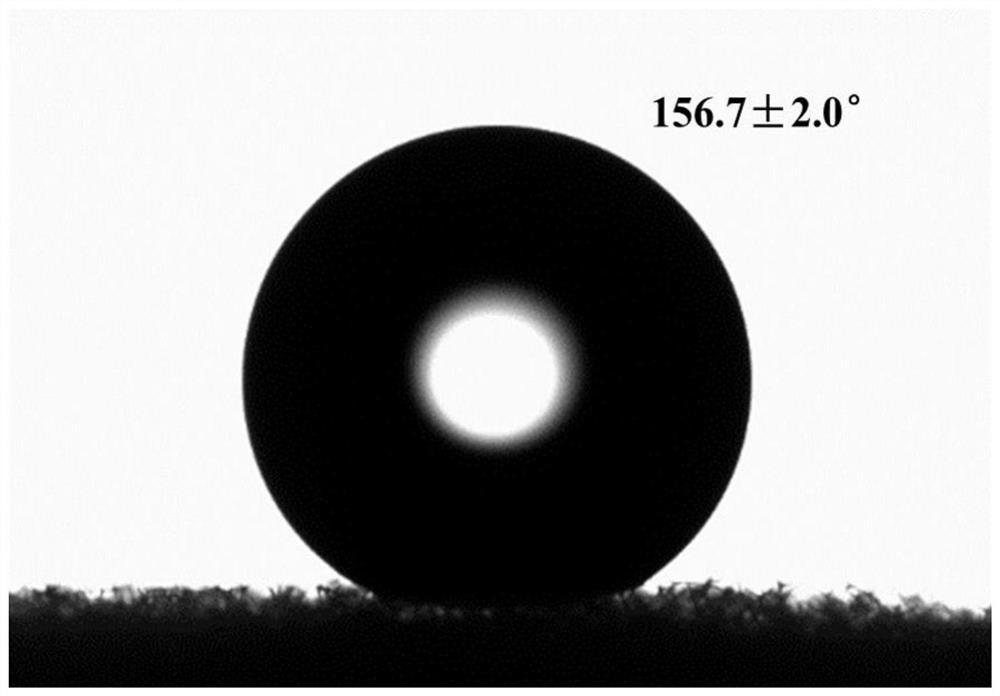 A kind of method of simple superhydrophobic modification melamine sponge