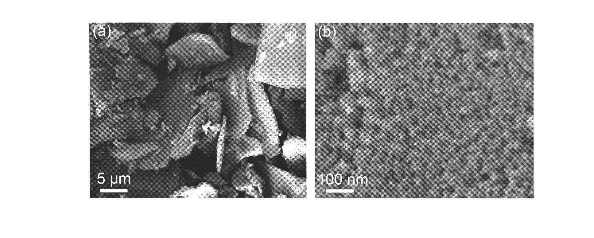 Method for preparing acidification stripped vermiculite supported TiO2 photocatalyst